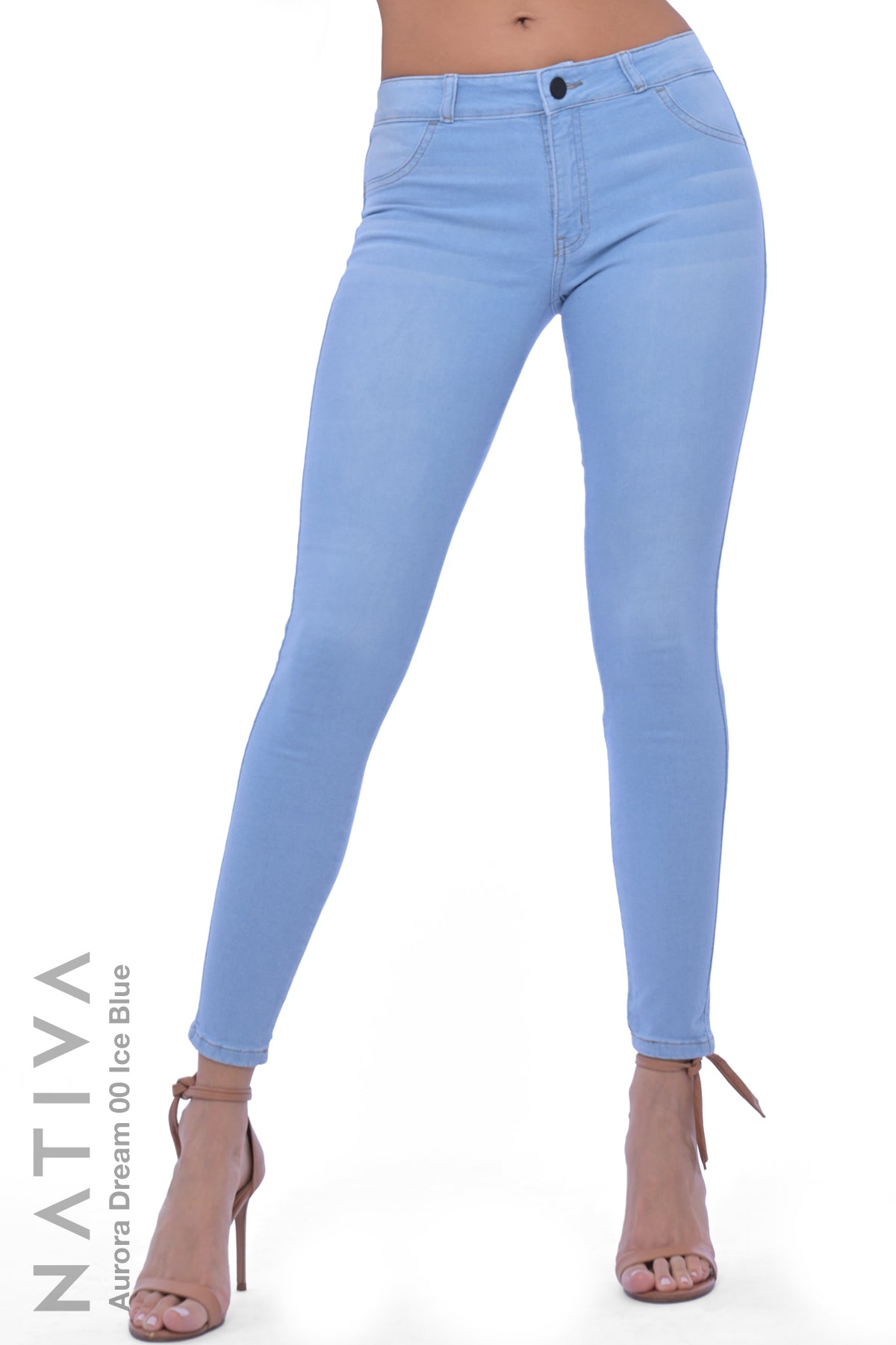 SUPER SKINNY JEANS, AURORA DREAM 00 ICE BLUE, Talle Medio. Moldeador Ultra Confortable. Jornada Prolongada. Tecnología No Stress®