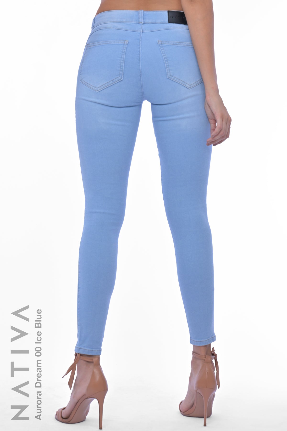 SUPER SKINNY JEANS, AURORA DREAM 00 ICE BLUE, Talle Medio. Moldeador Ultra Confortable. Jornada Prolongada. Tecnología No Stress®