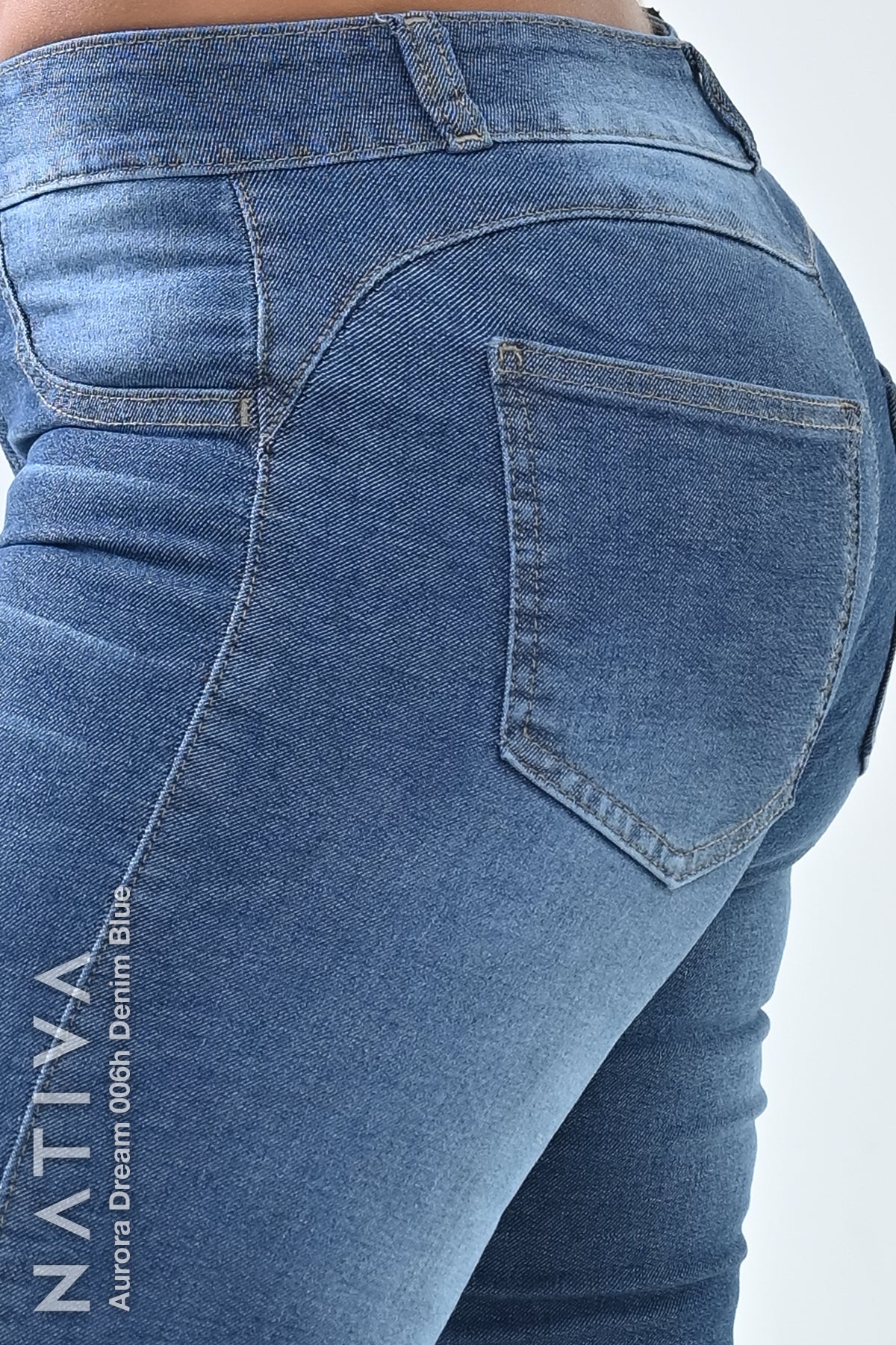SUPER SKINNY JEANS, AURORA DREAM 006H DENIM BLUE, Talle Medio. Moldeador Ultra Confortable. Jornada Prolongada. Tecnología No Stress®