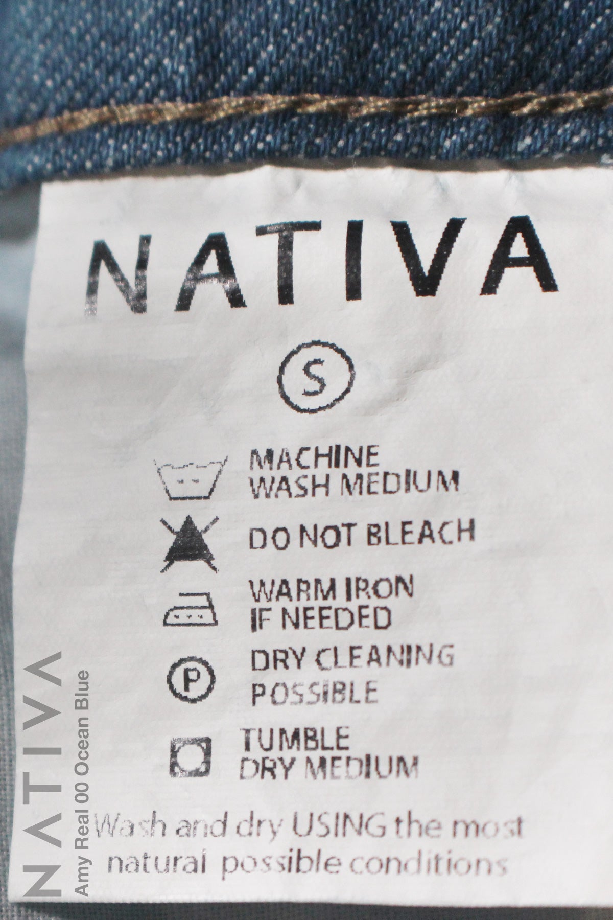 MOM SHORTS, TRUE DENIM, AMY REAL 00 OCEAN BLUE. Talle Alto. Auténtico e Interminable. Cintura Ajustable PERFECT FIT®