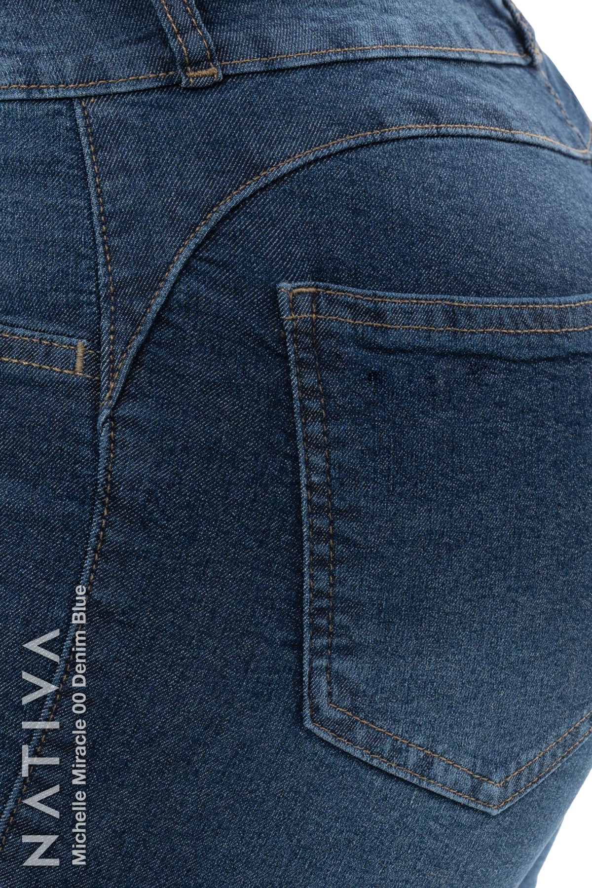 SUPER SKINNY JEANS, AURORA MIRACLE 00 DENIM BLUE, Talle Medio. Moldeador. Movimiento Intenso. Tecnología No Stress®