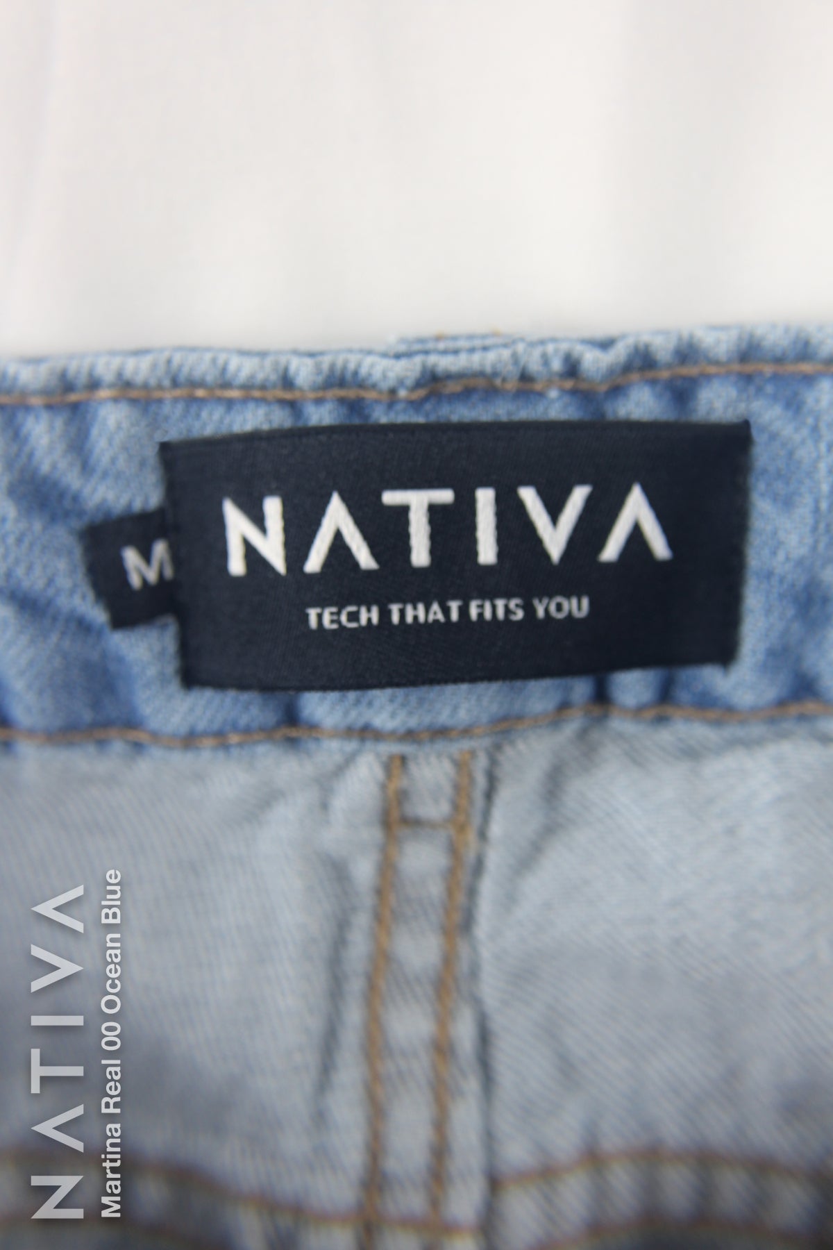 MOM JEANS TRUE DENIM, MARTINA REAL 00 OCEAN BLUE. Talle Alto. Alto Confort. 100% Algodón Nativo Virgen. Auténtico e Interminable. Cintura Ajustable PERFECT FIT®